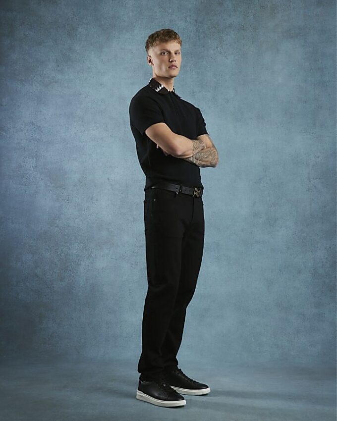 Svart Ultimate slim fit-jeans Svart Ultimate slim fit-jeans