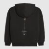 Svart Yokosuka Snake Zip Through Hoodie för pojkar