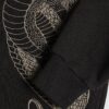 Svart Yokosuka Snake Zip Through Hoodie för pojkar