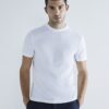 Vit 3-pack kortärmad slim fit-T-shirt