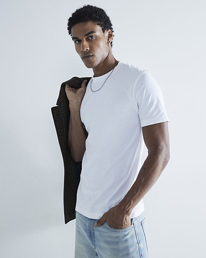 Vit 3-pack slim fit-T-shirt