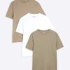 Vit 3-pack slim fit-T-shirt