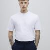 Vit 3-pack T-shirt med normal passform och ränder