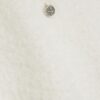 Vit fluffig stickad polotröja