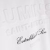 Vit Luminis-T-shirt med tryck på ryggen för pojkar