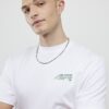 Vit Montprix Truck T-shirt med normal passform