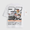 Vit motocross-björn-T-shirt för pojkar