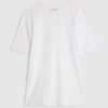 Vit muskelfit T-shirt