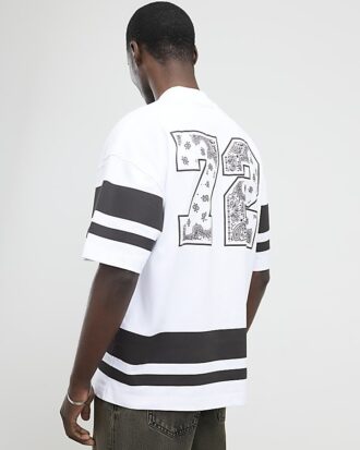 Vit oversized 72 Bandana Sports T-shirt
