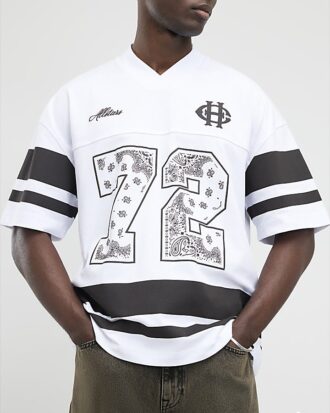 Vit oversized 72 Bandana Sports T-shirt