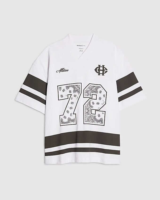 Vit oversized 72 Bandana Sports T-shirt