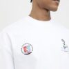 Vit oversized Chicago Pinup-T-shirt
