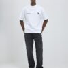 Vit oversized Doberman T-shirt