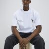 Vit oversized Doberman T-shirt