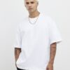 Vit oversized-passform, 3-pack T-shirts