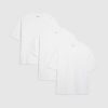 Vit oversized-passform, 3-pack T-shirts