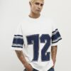 Vit oversized-passformad 72 T-shirt