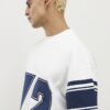 Vit oversized-passformad 72 T-shirt