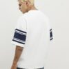 Vit oversized-passformad 72 T-shirt