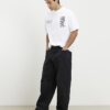 Vit oversized-passformad Japanese Snake T-shirt