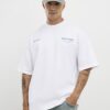 Vit oversized Sanctuaire-T-shirt