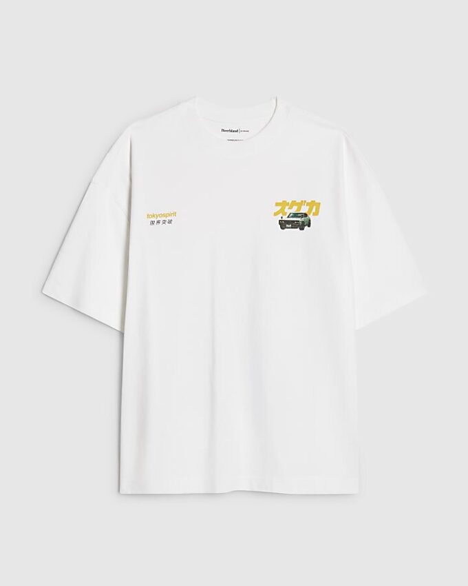 Vit oversized Tokyo Car T-shirt