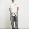 Vit Penrose Crest T-shirt med normal passform