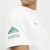 Vit Penrose Crest T-shirt med normal passform