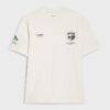 Vit Penrose Crest T-shirt med normal passform