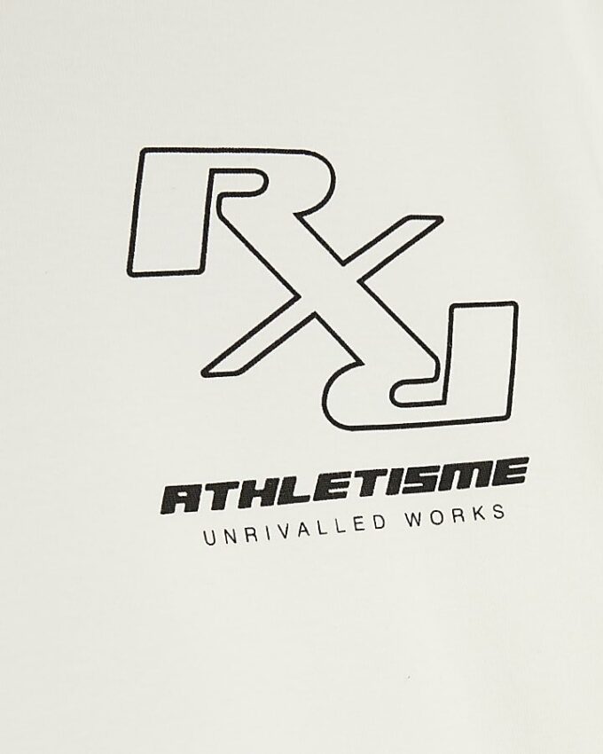 Vit RXR-T-shirt med normal passform