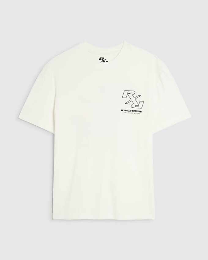 Vit RXR-T-shirt med normal passform
