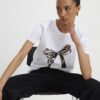 Vit Sketchy Foil Leopard Bow T-shirt