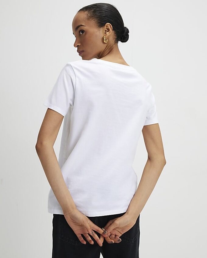 Vit Sketchy Foil Leopard Bow T-shirt