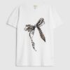 Vit Sketchy Foil Leopard Bow T-shirt
