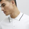 Vit slim fit-polotröja Vit slim fit-polotröja