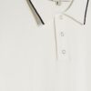 Vit slim fit-polotröja Vit slim fit-polotröja