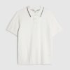 Vit slim fit-polotröja Vit slim fit-polotröja