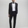 Vit slim fit-skjorta i piké Vit slim fit-skjorta i piké