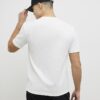 Vit slim fit-T-shirt med struktur från Ame Saint