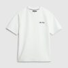 Vit slim fit-T-shirt med struktur från Ame Saint