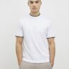 Vit slim fit-tröja med MCMXII-märke
