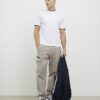 Vit slim fit-tröja med MCMXII-märke