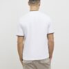 Vit slim fit-tröja med MCMXII-märke