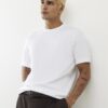 Vit stickad T-shirt