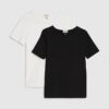 Vit & svart T-shirt multipack, 2-pack