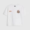 Vit T-shirt för pojkar med japansk drake