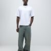 Vit T-shirt i oversized-modell Vit T-shirt i oversized-modell