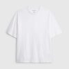 Vit T-shirt i oversized-modell Vit T-shirt i oversized-modell