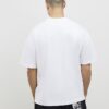 Vit T-shirt med hundtryck