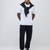Vit T-shirt med normal passform Vit T-shirt med normal passform
